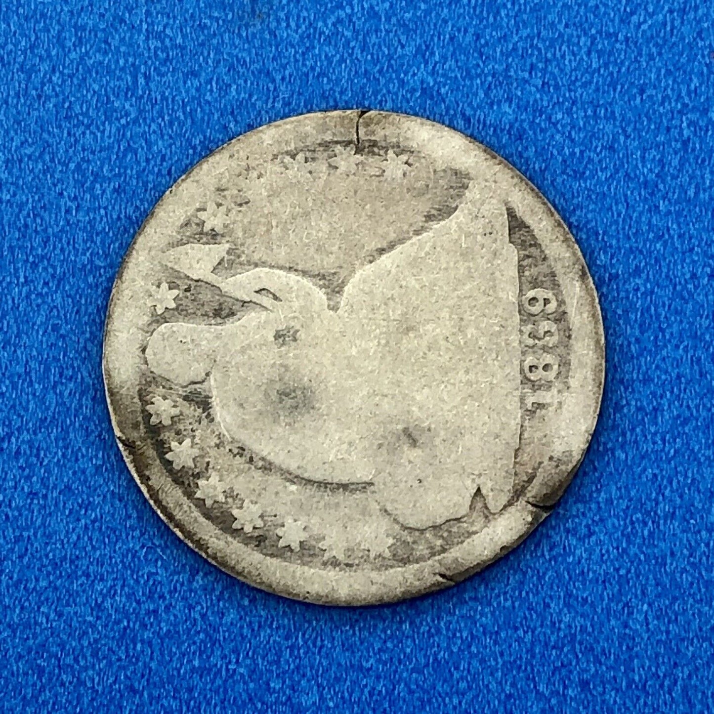 1839 O Seated Liberty Silver Half Dime Type 2 Better Key Rare New Orleans Coin