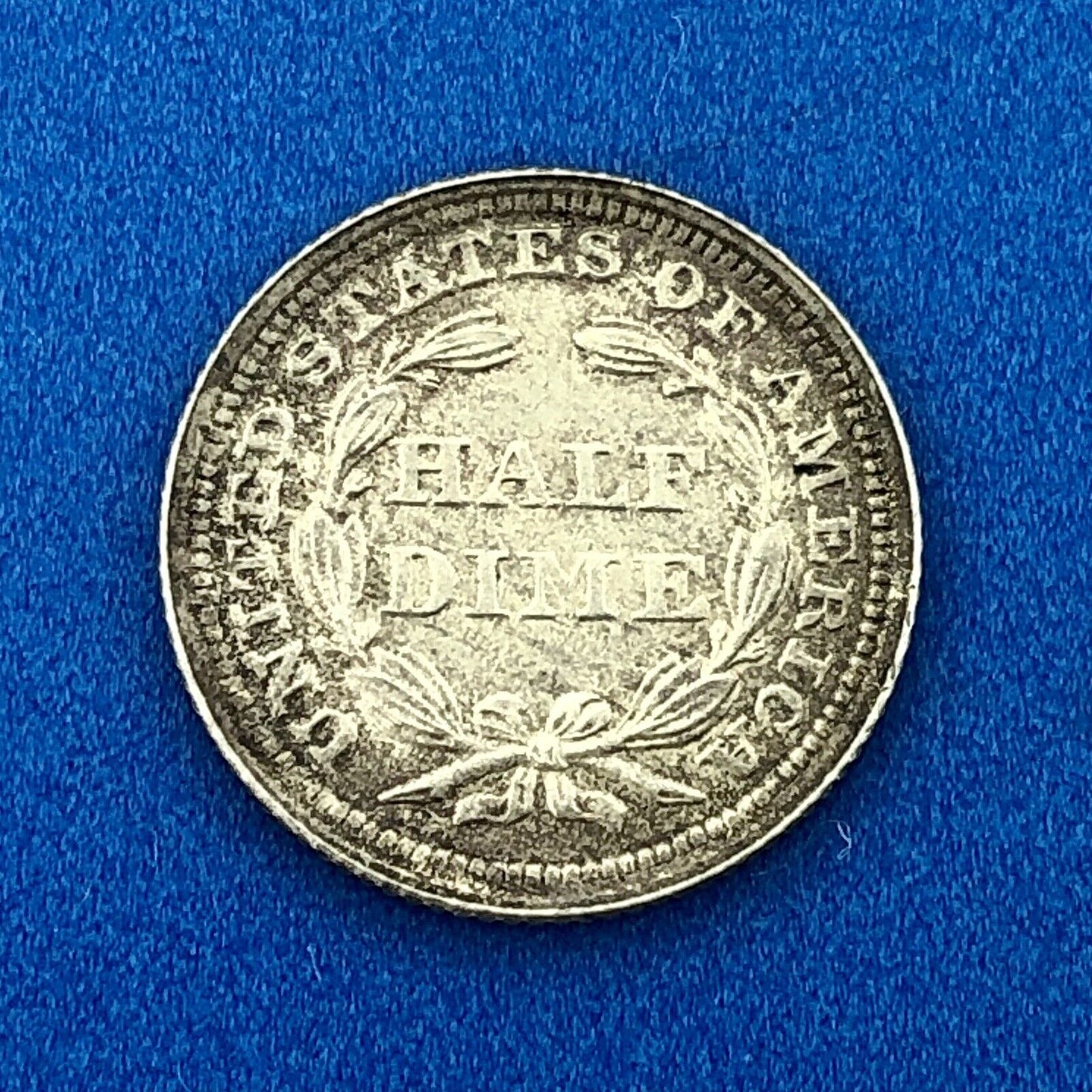 1854 P Seated Liberty Silver Half Dime Type 3 Better Key Rare Philadelphia Coin