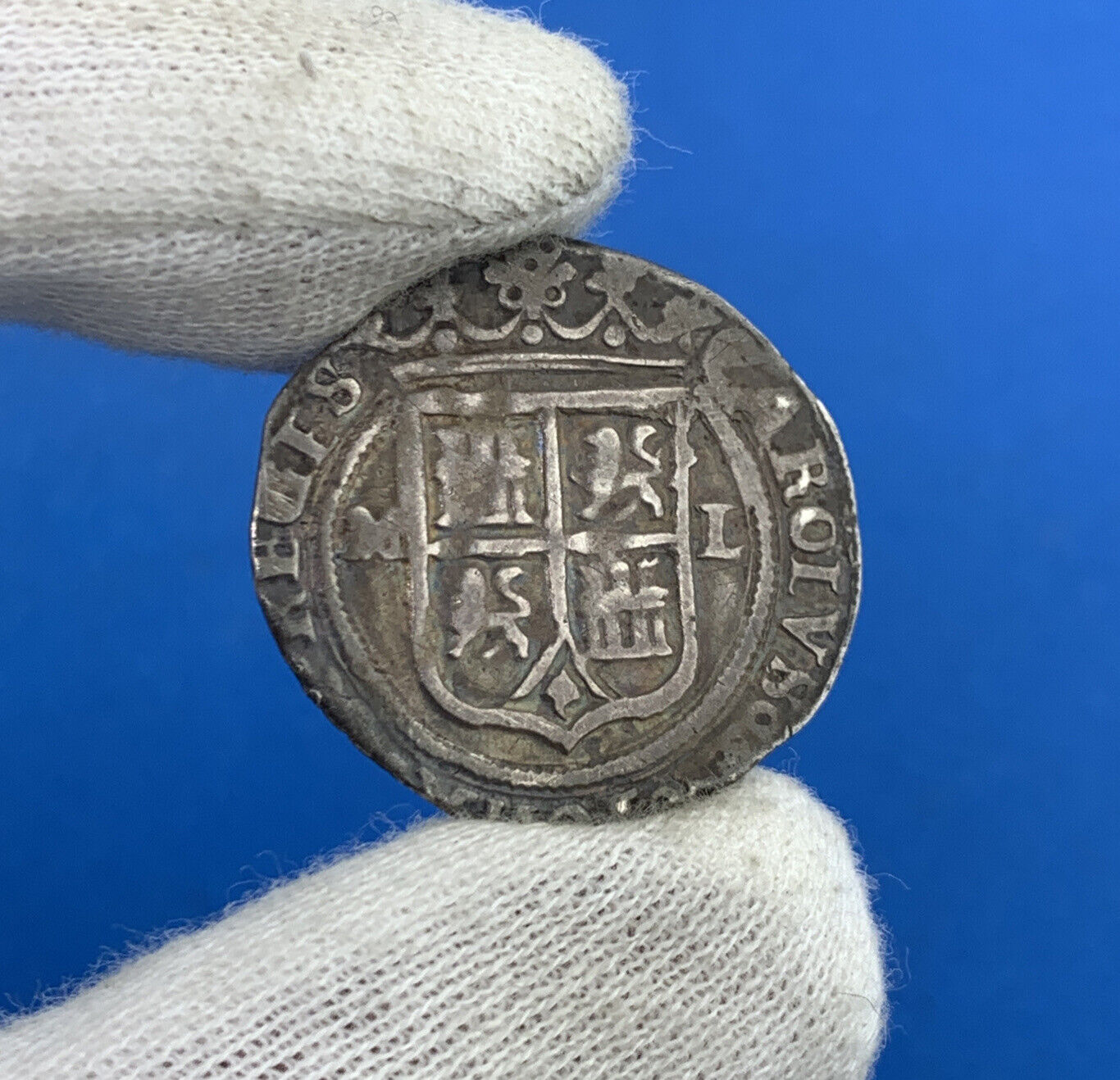 1542-55 Mexico Carlos And Joanna 1 Silver Real Mexico City ML Late Series