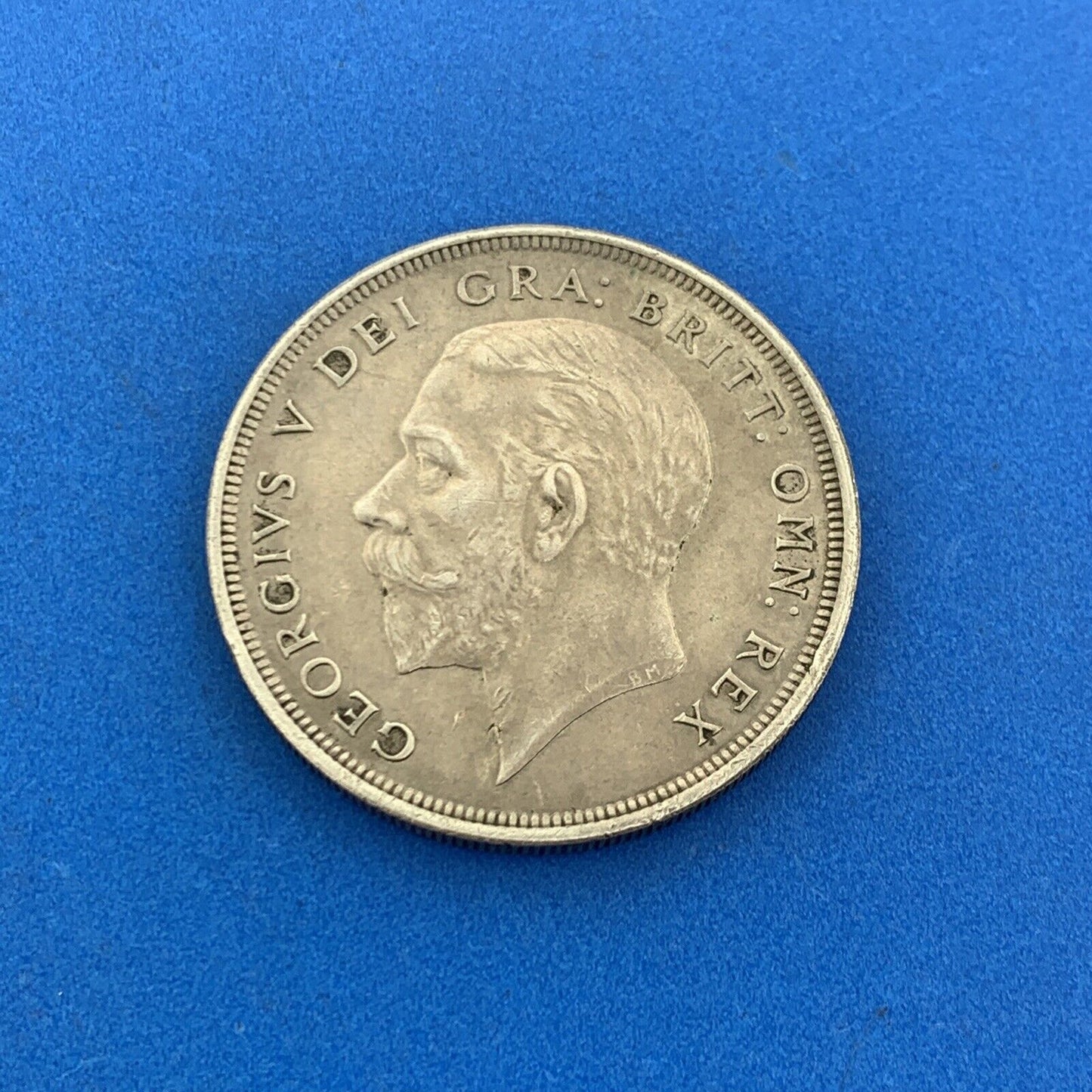 1928 British 1 Crown George V Wreath Crown 50% Silver Better Key Date Coin
