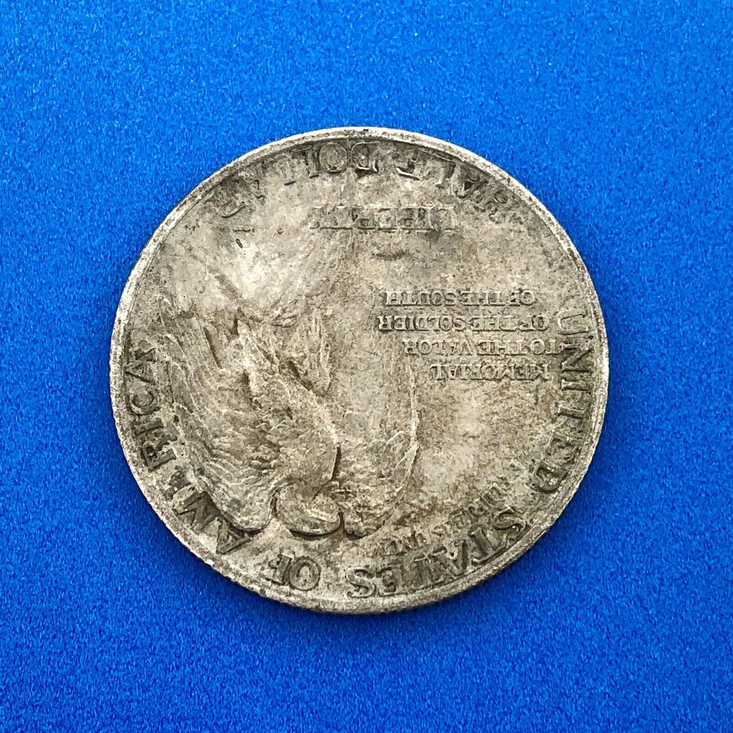 1925 P Stone Mountain Commemorative .900 Silver Half Dollar AU Rare Coin