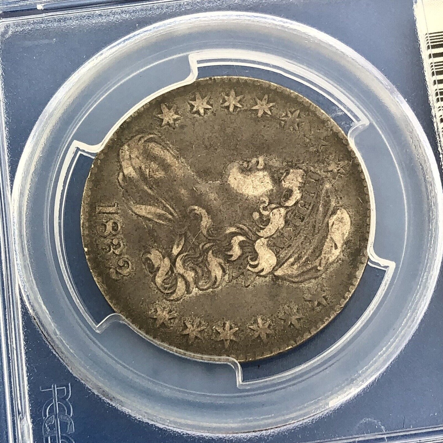 1832 Capped Bust Silver Half Dollar 50c Small Letters PCGS VF35 O-122 Coin