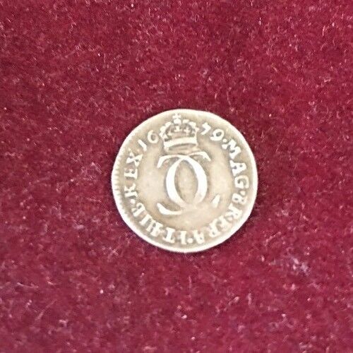1679 Great Britain Silver 3 Pence Charles II Maundy Threepence