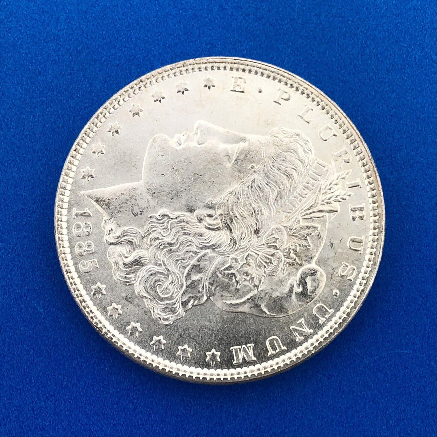 1885 P Morgan Silver Dollar $1 Better Rare Key Philadelphia Mint Coin White BU