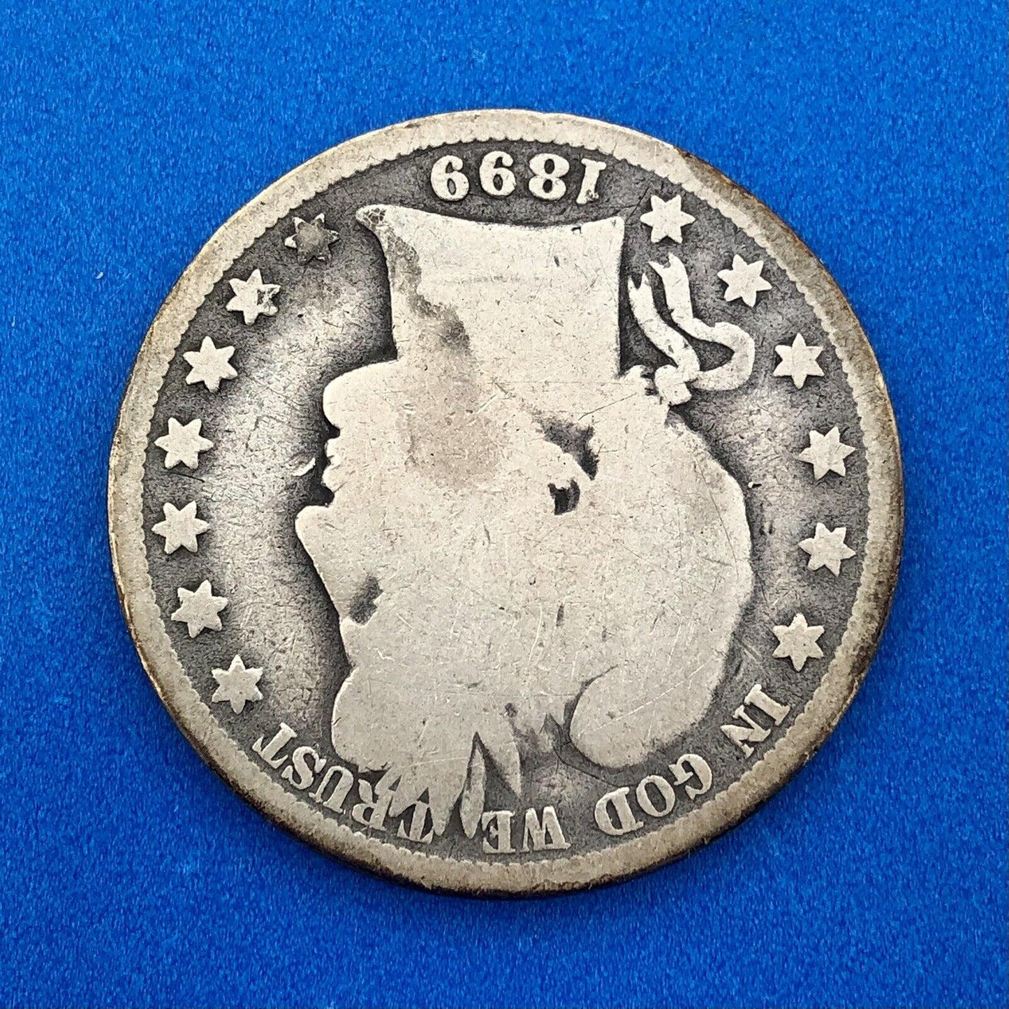 1899 O Silver Barber Half Dollar Better Key Date New Orleans Coin Rare Scarce