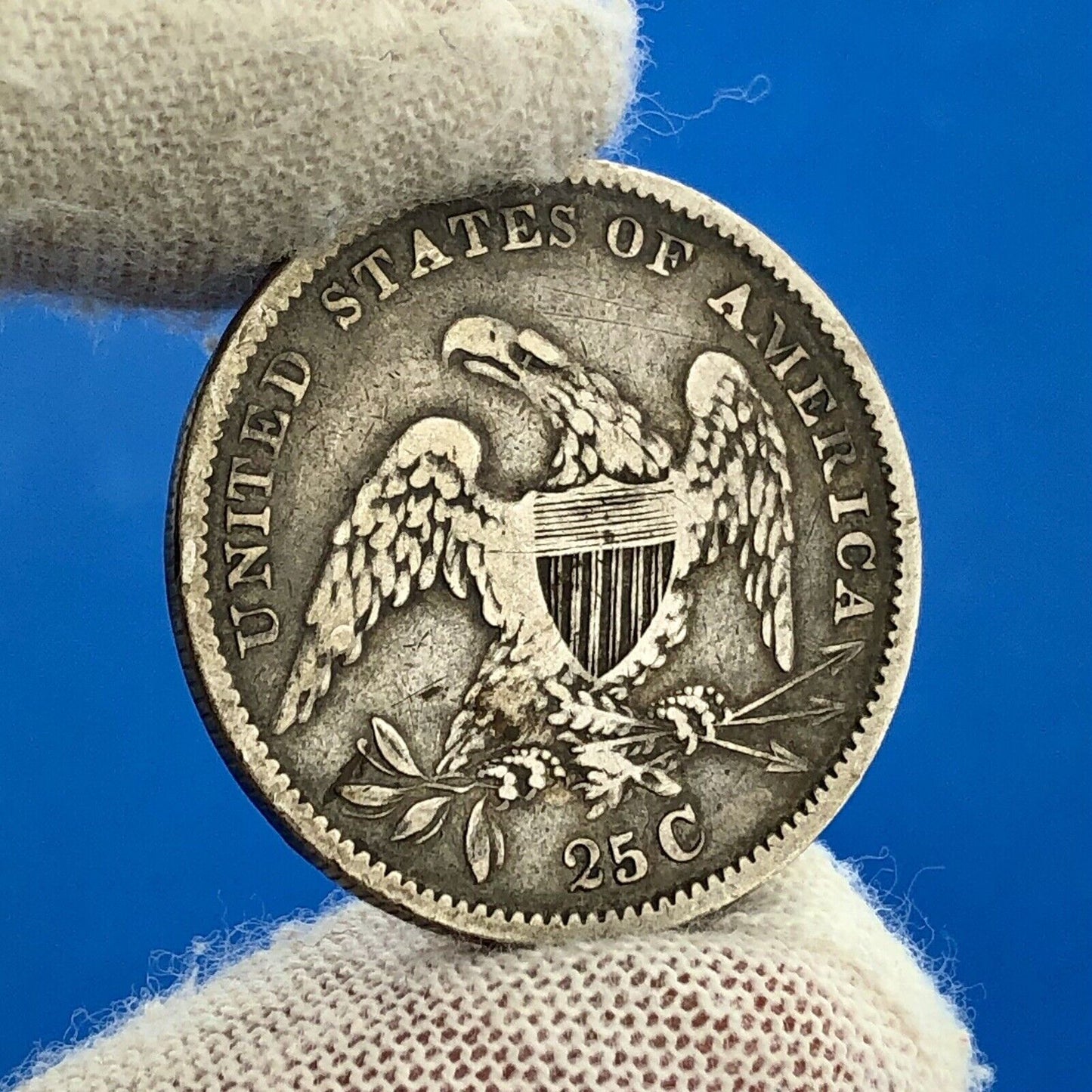 1834 Capped Bust Quarter Dollar Type Two 25 Cents Early American Coinage Nice