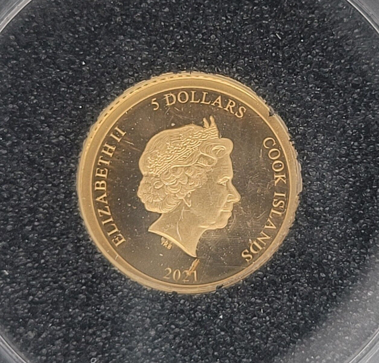 2021 $5 Cook Islands NGC PF70 Proof Ultra Cameo 1/2g .999 Gold Texas Longhorn