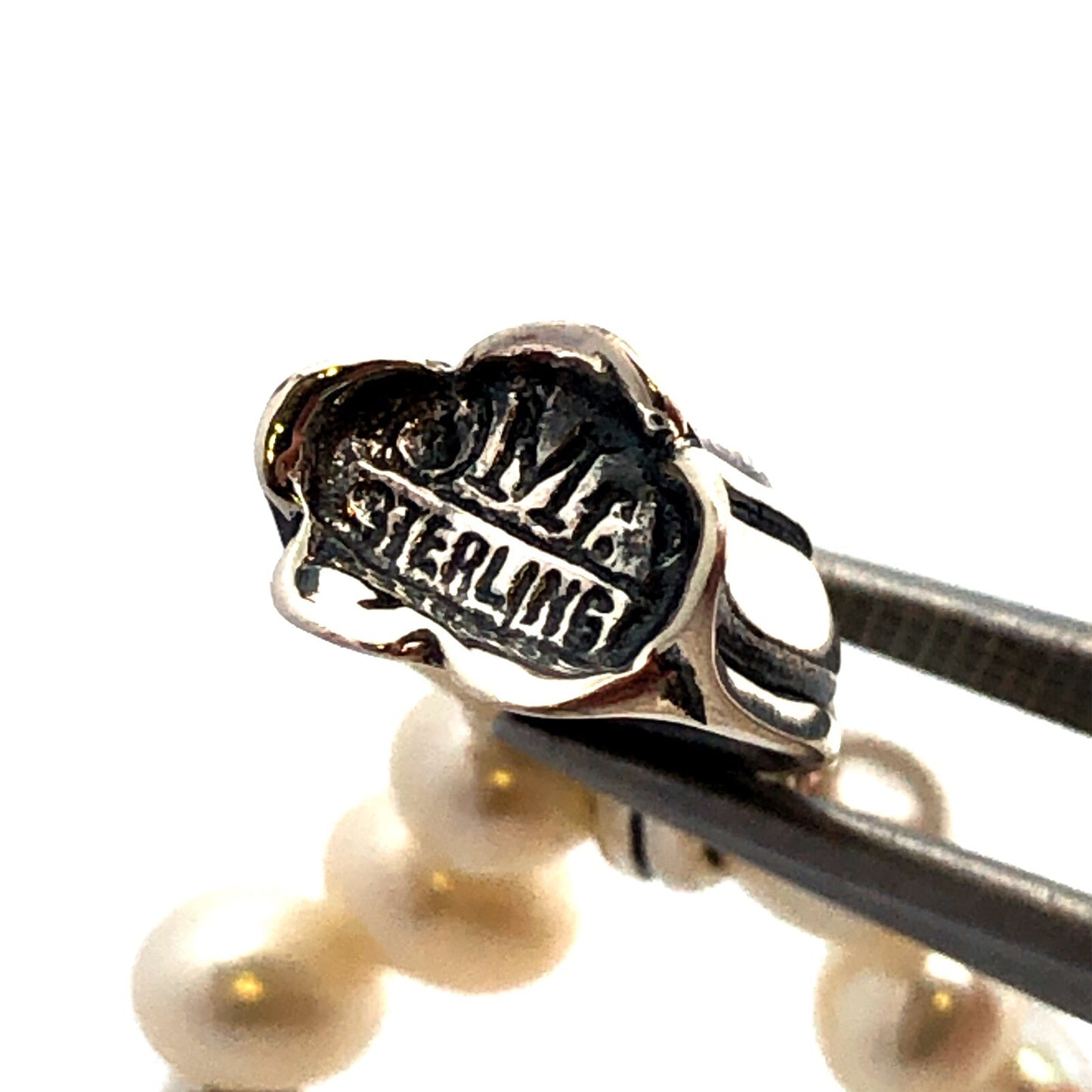 Mignon Faget Sterling Silver Freshwater Pearl Tulips Collection Beaded Necklace