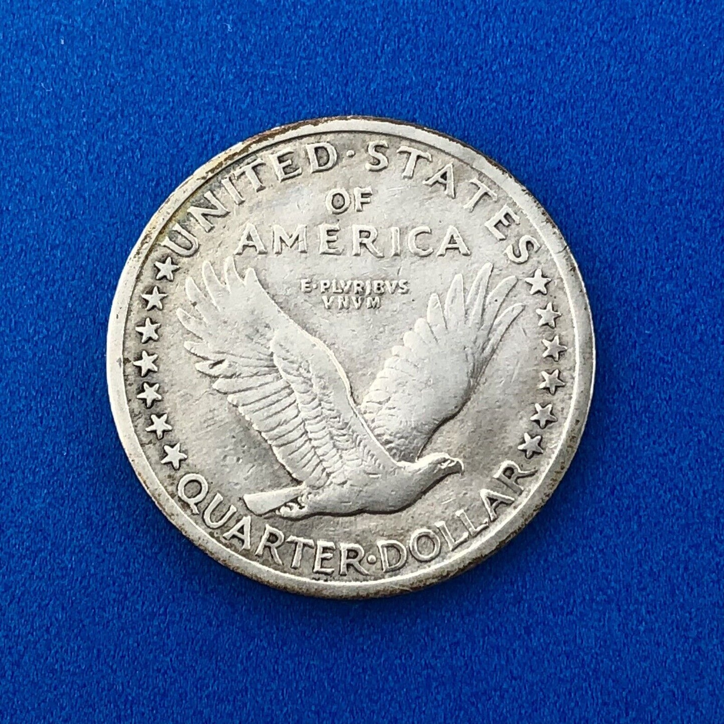 1917 P Standing Liberty Silver Quarter 25c Type 1 Philadelphia VF/XF Details