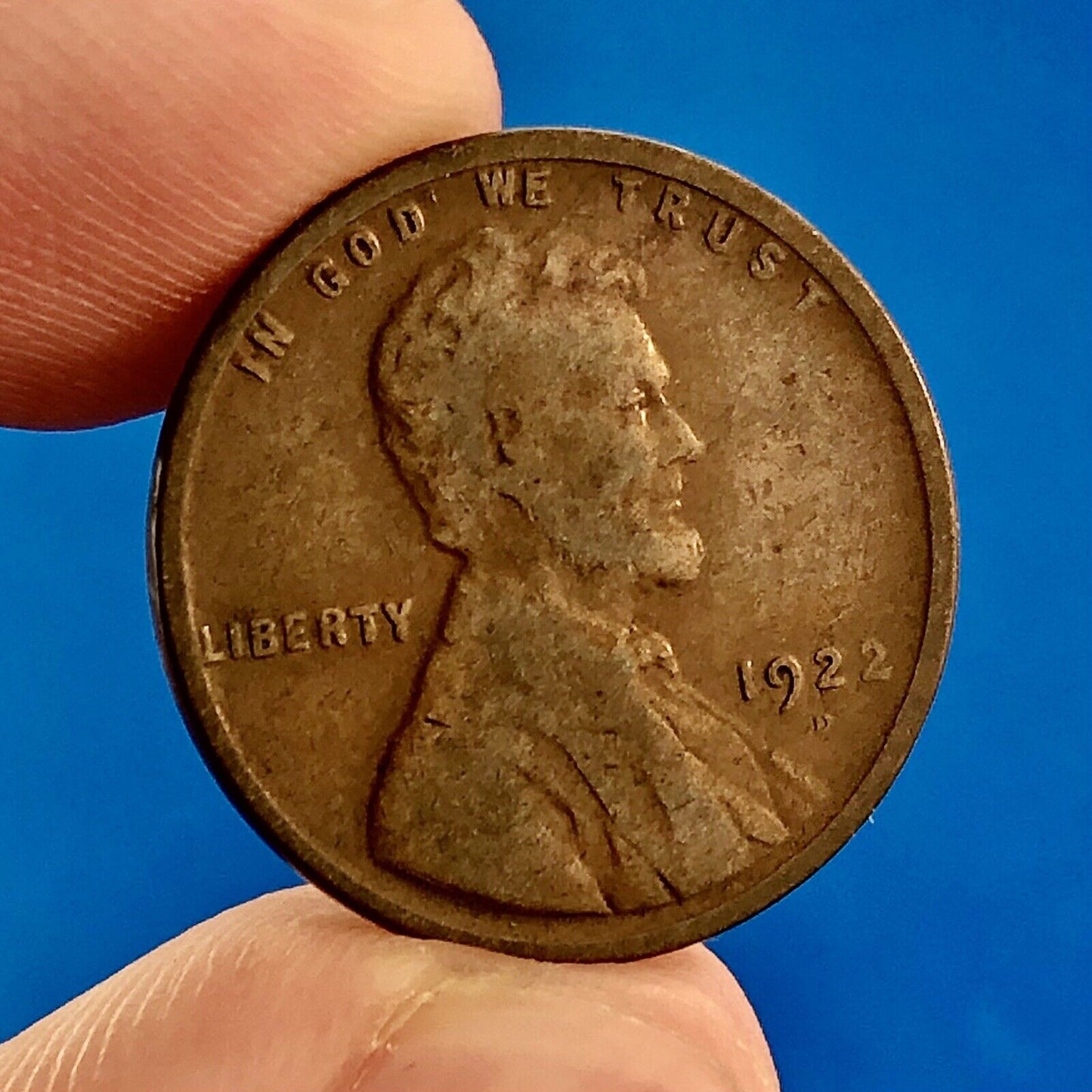 1922 D Lincoln Cent Wheat Ears Reverse Key Rare 1c Cent Penny Denver Coin