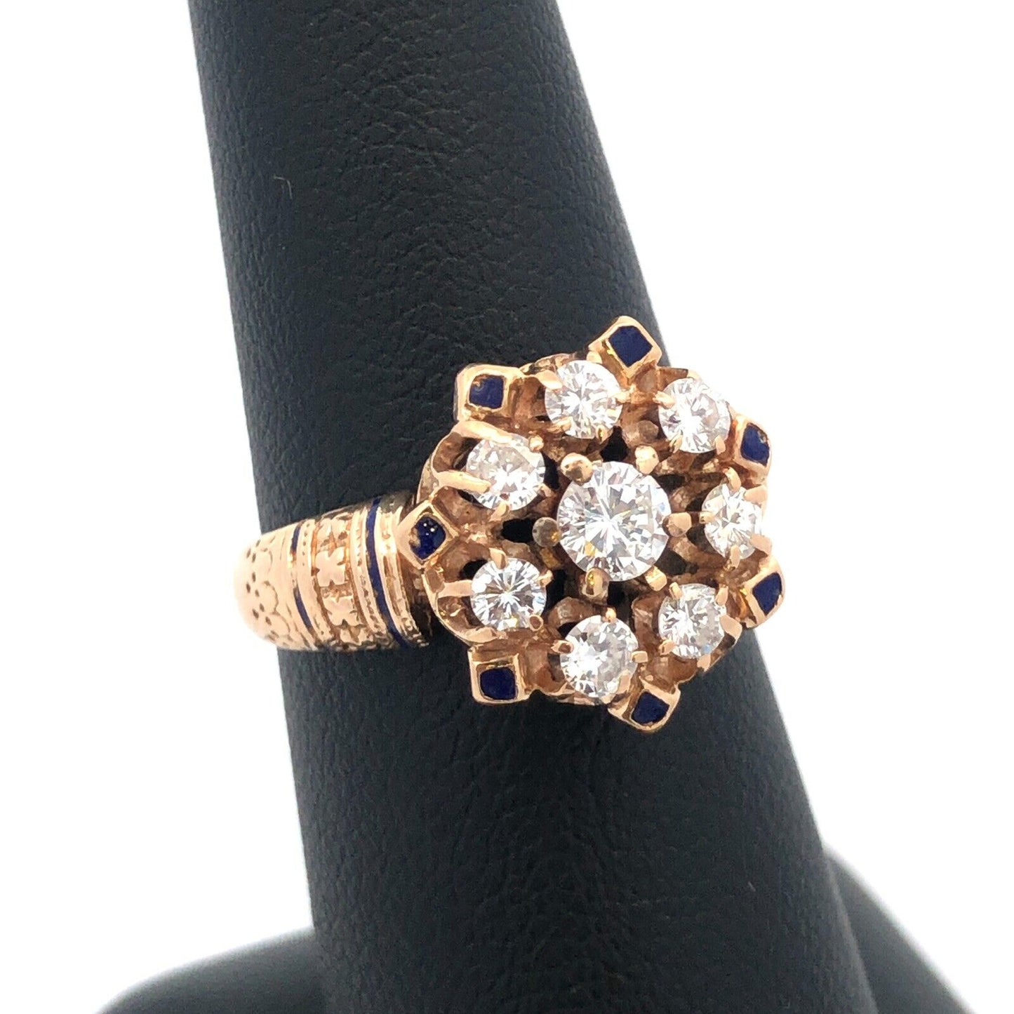 Designer 14K White Gold Round Diamond Wedding Anniversary Band Ring