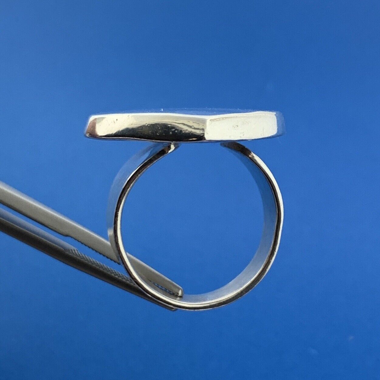 Stunning Sterling Silver 925 Loving Romantic Heart Adjustable Ring Size 7.5-8.5