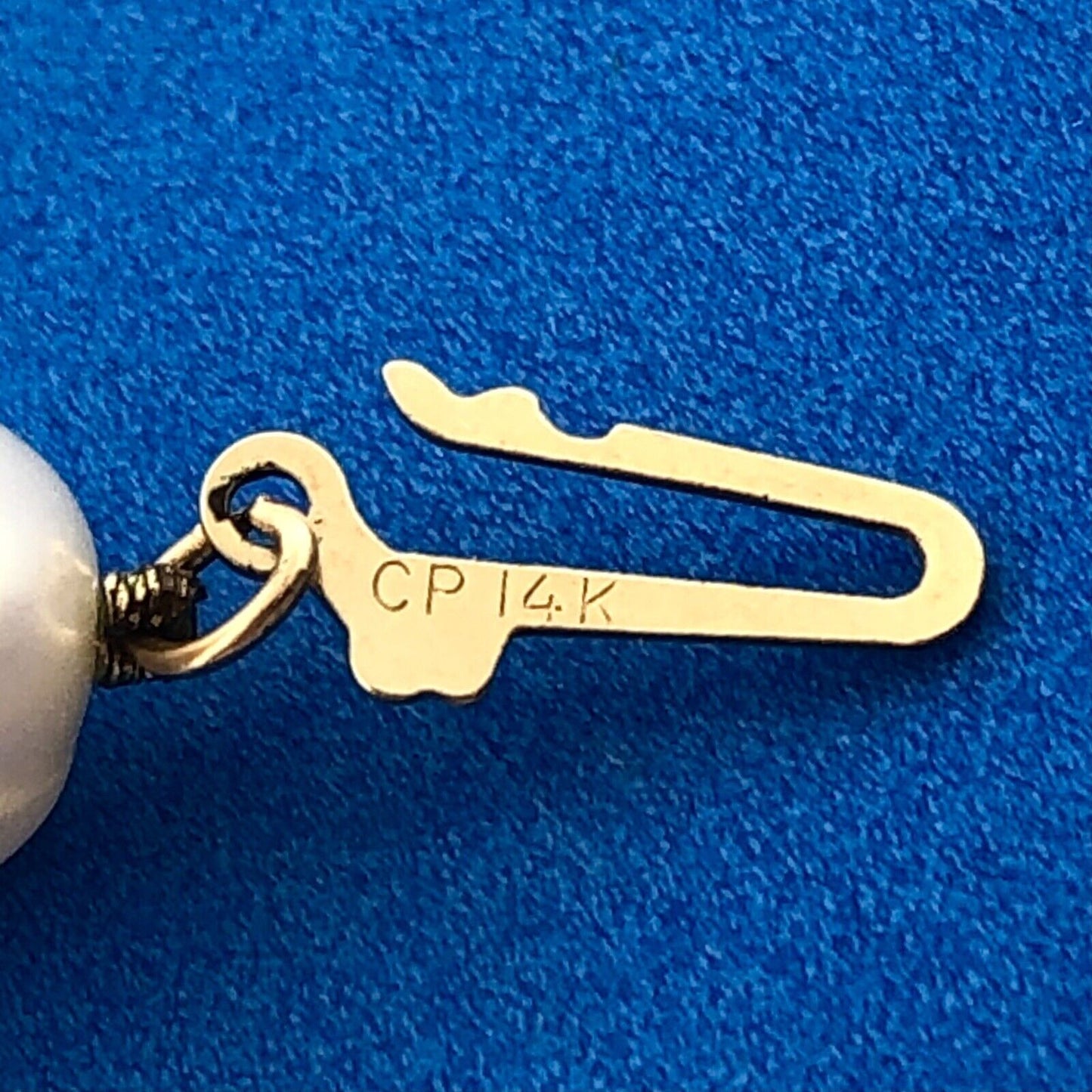 Designer CP 14K Yellow Gold Hand Knotted Pearl June Bridal Occasion Necklace