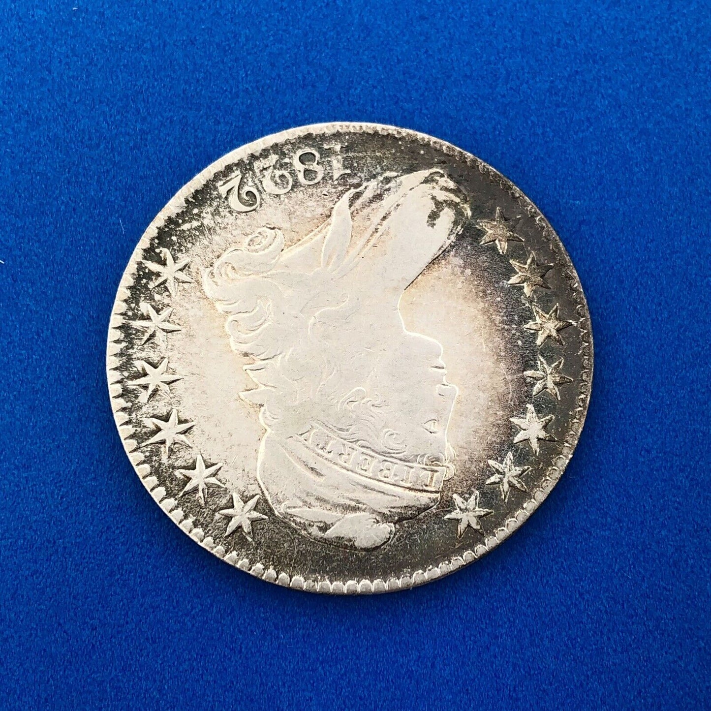 1822 Capped Bust Lettered Edge Silver Half Dollar 50c Early American Silver Coin