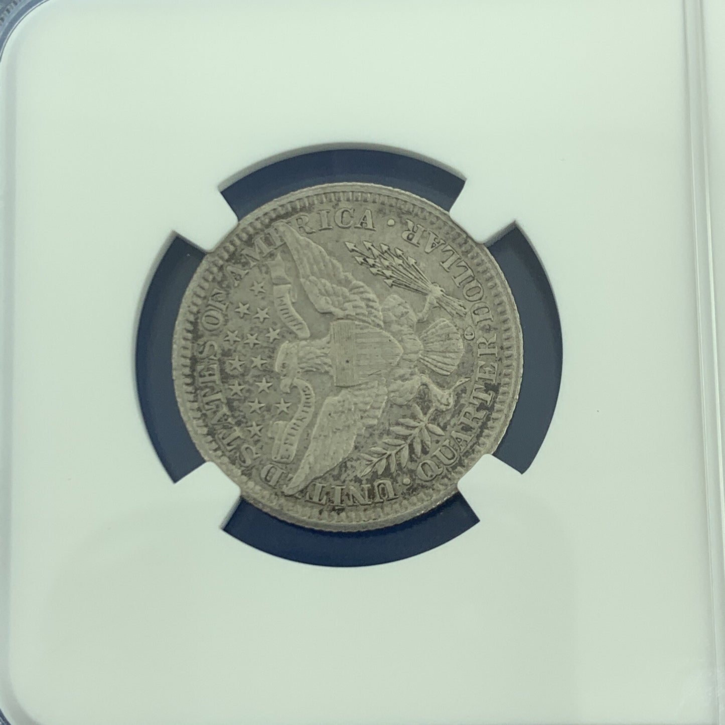 1907 O New Orleans 25c Barber Quarter 90% Silver Au Details NGC Cleaned Coin