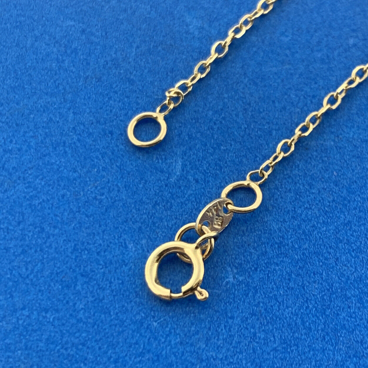Designer 14K Yellow Gold Faceted Black Onyx Bead Station Chain Necklace