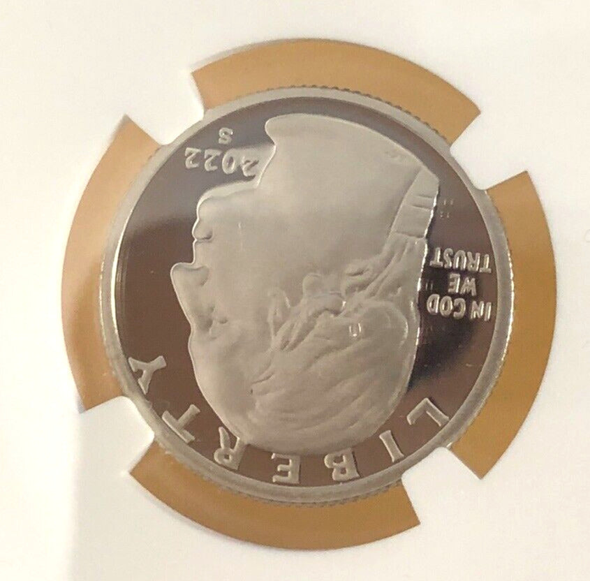 2022 S Clad 25C American Women PF 70 Signed Elizabeth Jones 5 Coin Quarter Set