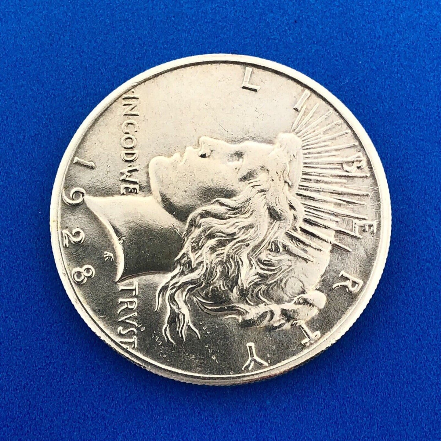1928 P Silver Peace Dollar Key Better Scarce Philadelphia Mint Coin BU Details