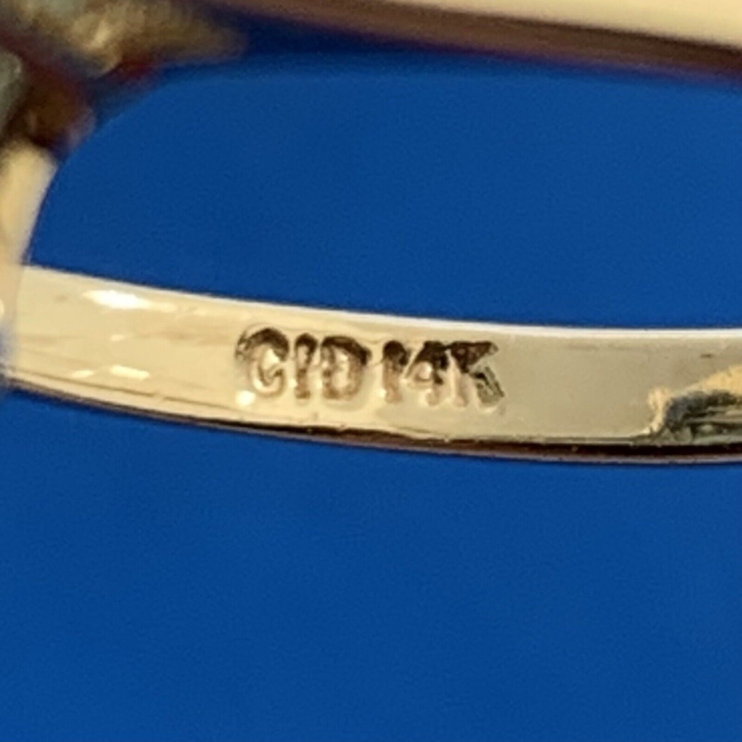 Designer Blue Topaz & Diamond Accents 14K Yellow Gold Statement Ring