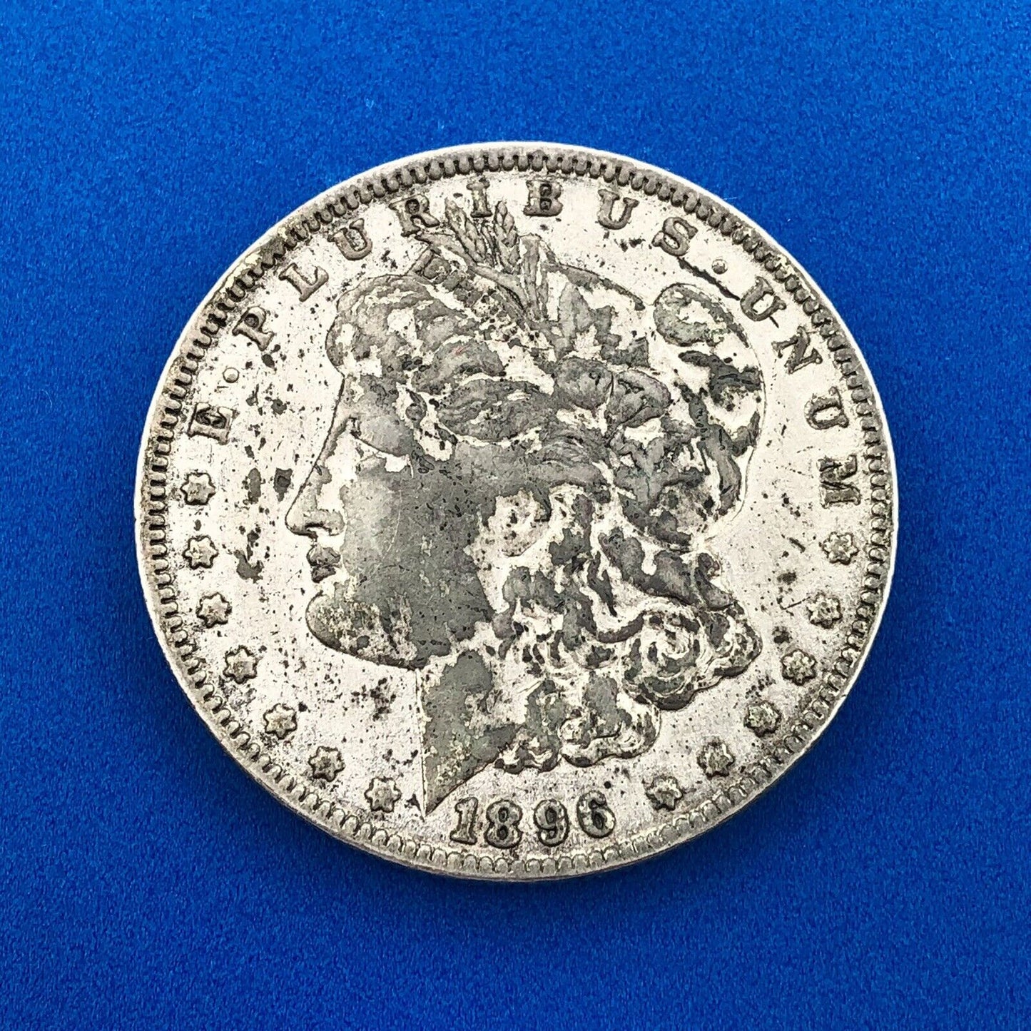 1896 O Morgan Silver Dollar $1 Better Key Rare New Orleans Mint Coin AU Details