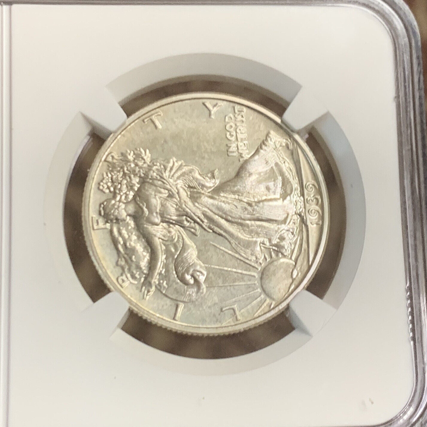 1939 P Proof Silver Walking Liberty Half Dollar High Grade Philadelphia NGC PF66