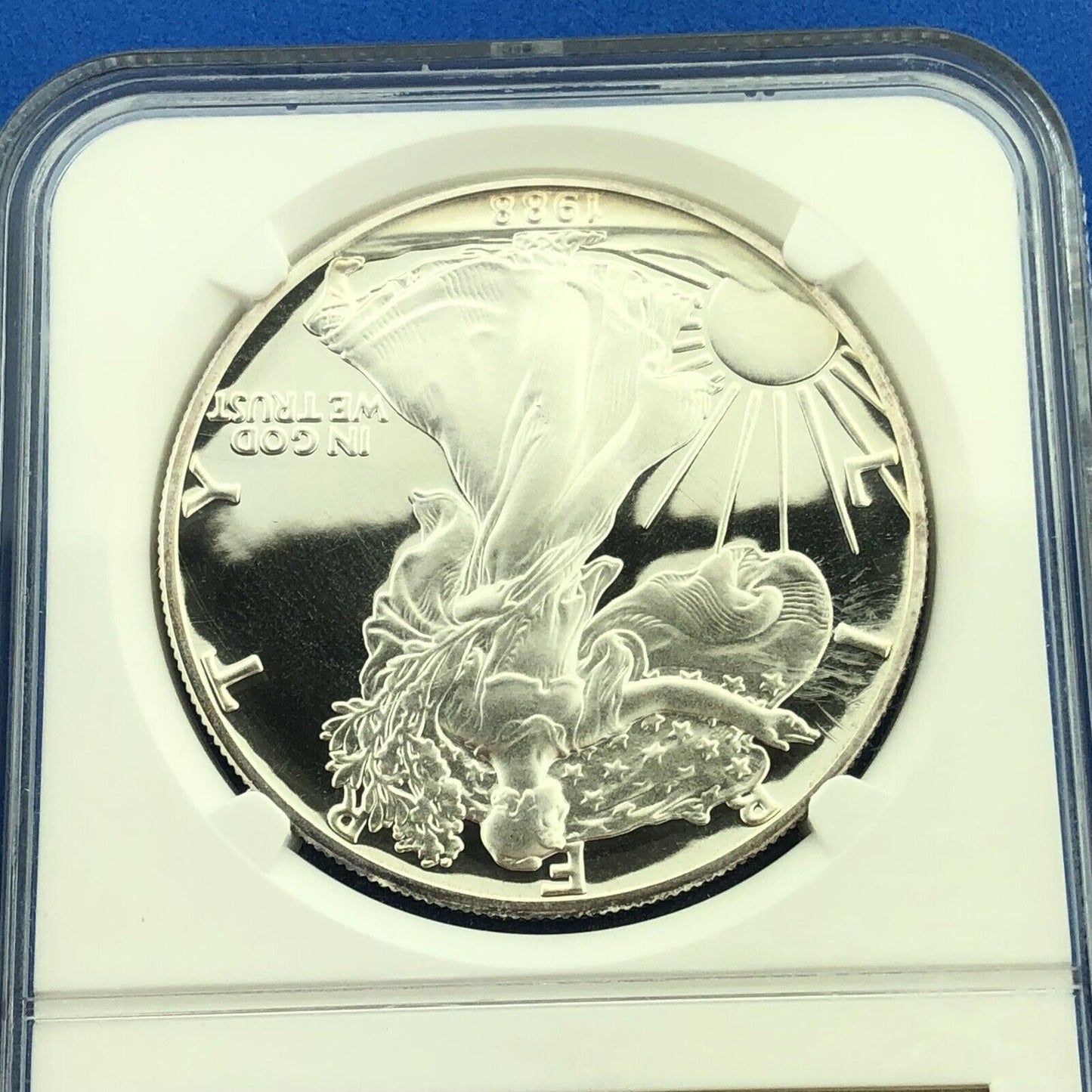 1988 S Proof Silver Eagle 999 Fine Silver NGC PF70 Ultra Cameo A Perfect Coin!