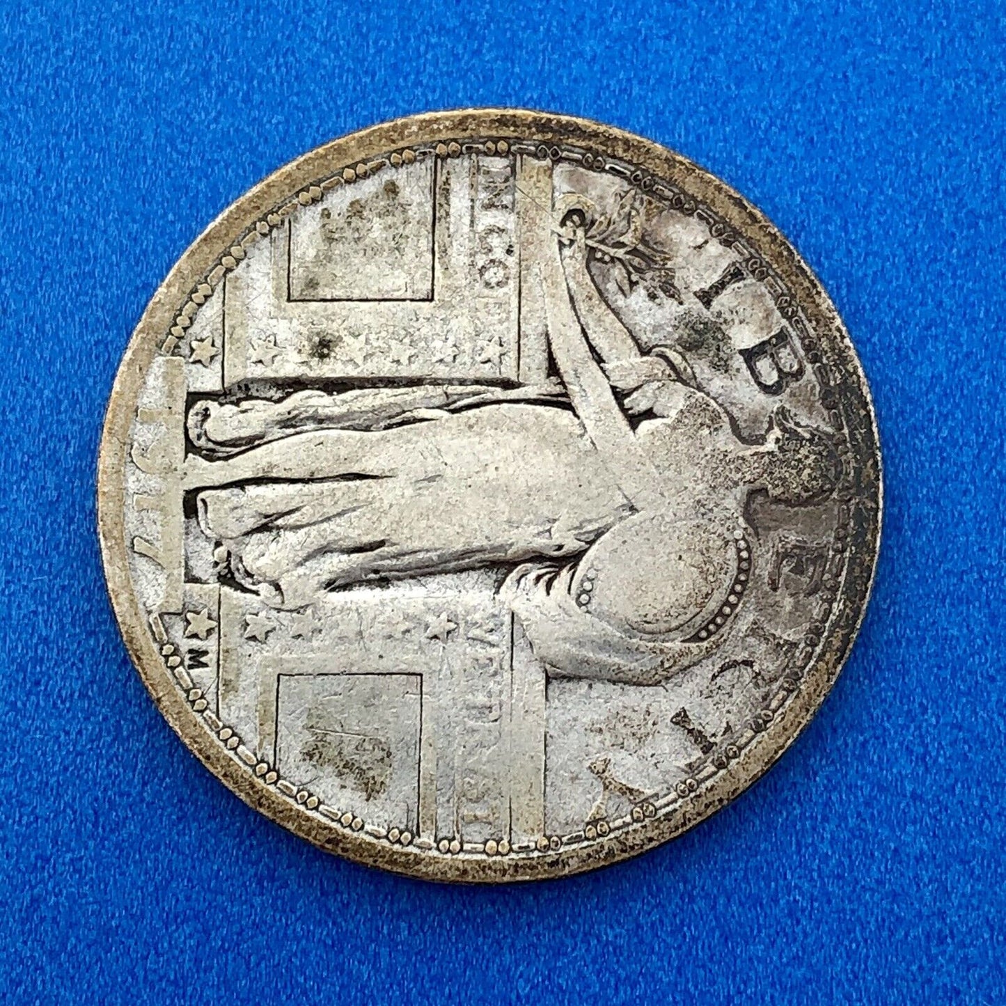 1917 P Silver Standing Liberty Quarter Dollar Type 1 Rare Key Philadelphia Coin