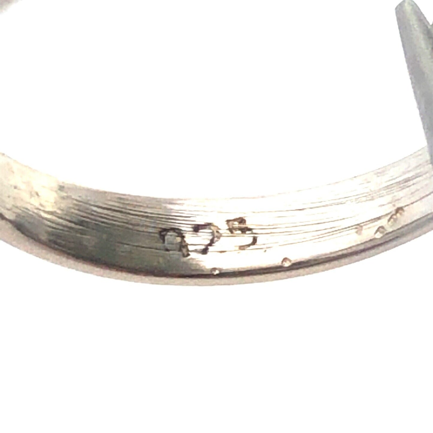 Vintage 925 Sterling Silver Triangle Cabochon Labradorite Statement Ring