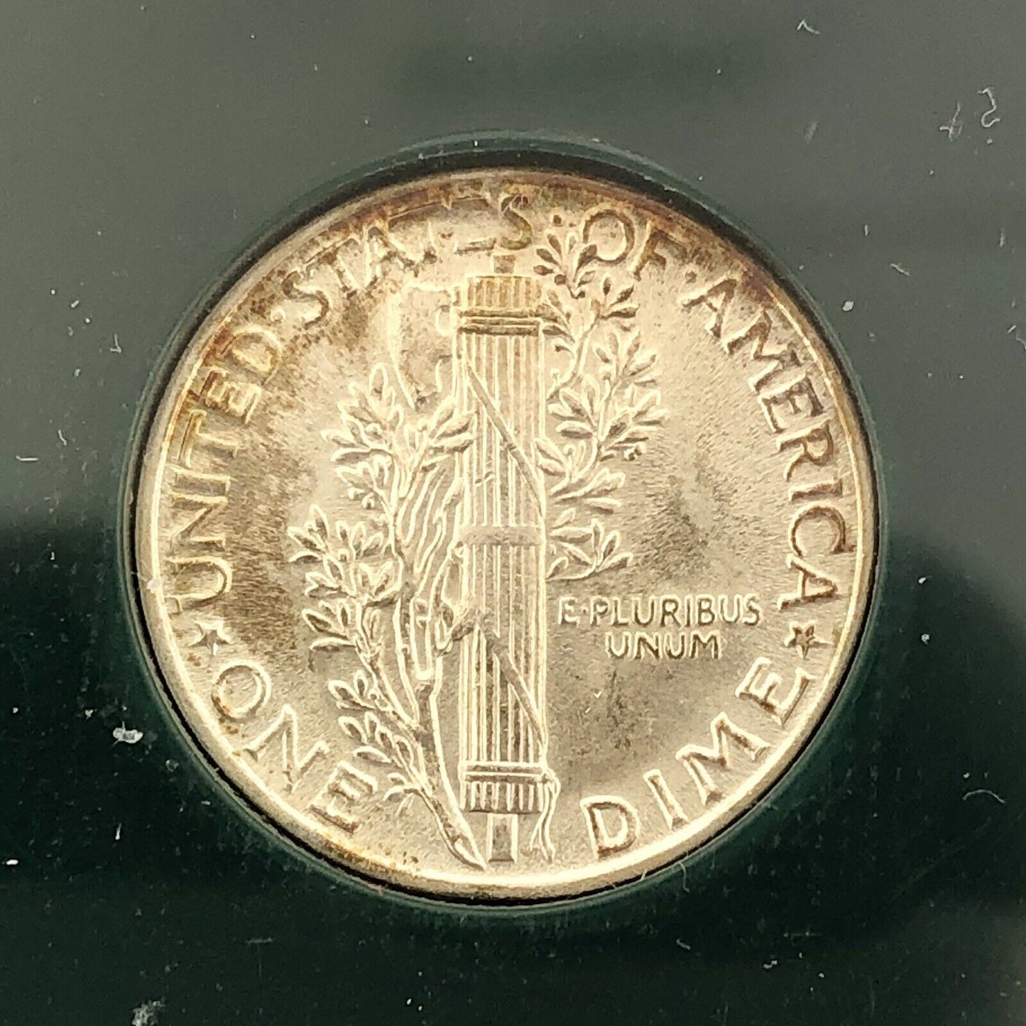 1944 P United States 90% Silver Mercury Dime Date Scarce Philadelphia Coin BU