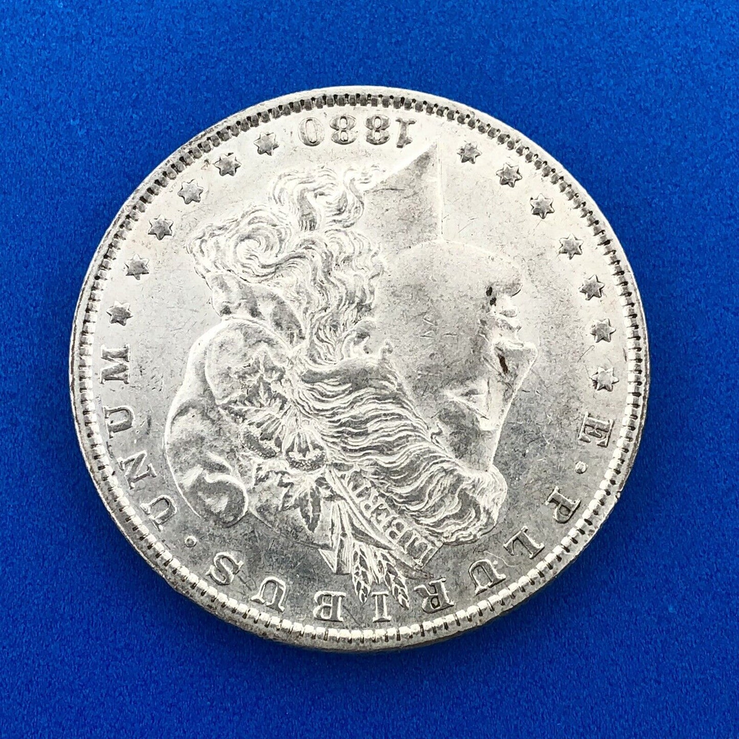 1880 O Morgan Silver Dollar VAM 48 Doubled 1 8 Hangnail Eagle AU New Orleans