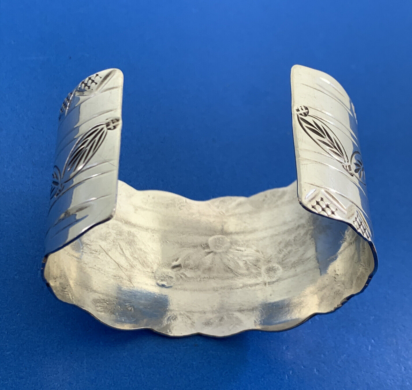 David Jones New Orleans Artisan 925 Sterling Silver Open Cuff Bracelet