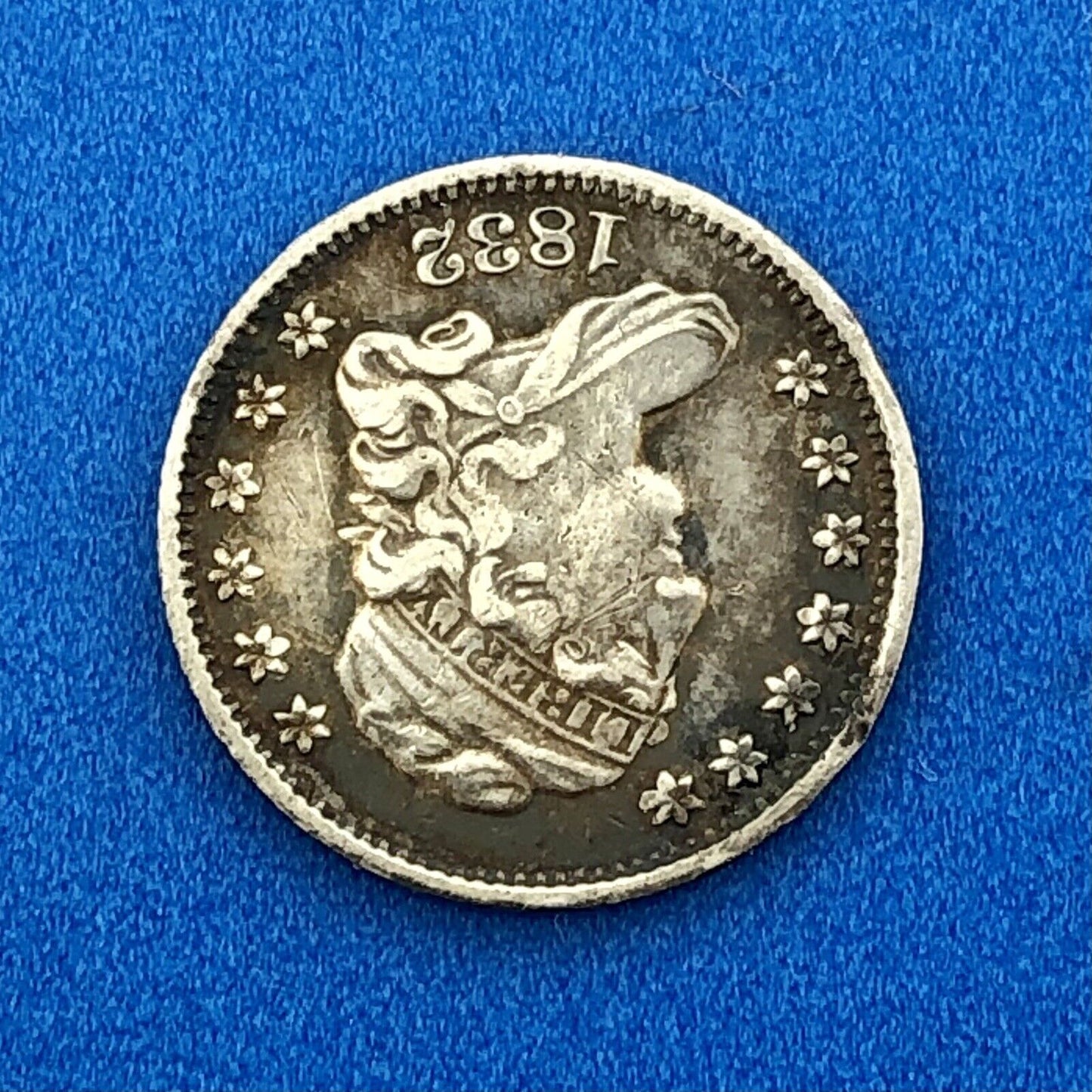 1832 P Capped Bust Silver Half Dime $.05 Early Rare Scarce Philadelphia Coin