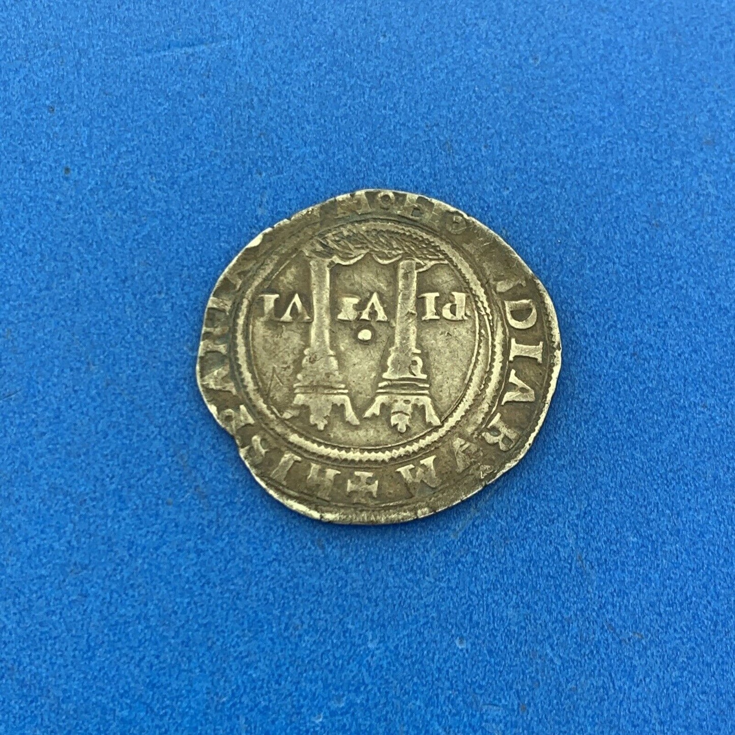 1542-55 Mexico Carlos And Joanna 1 Silver Real Mexico City ML Late Series