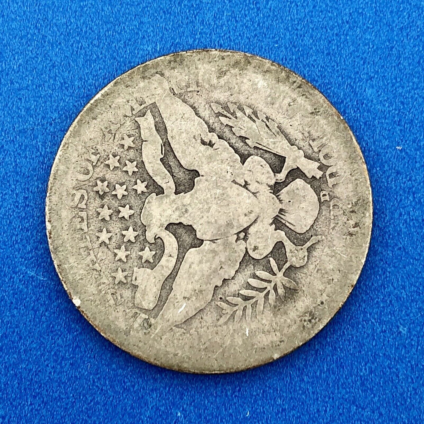 1911 D Silver Barber Quarter Better Key Date Denver Coin Rare Scarce