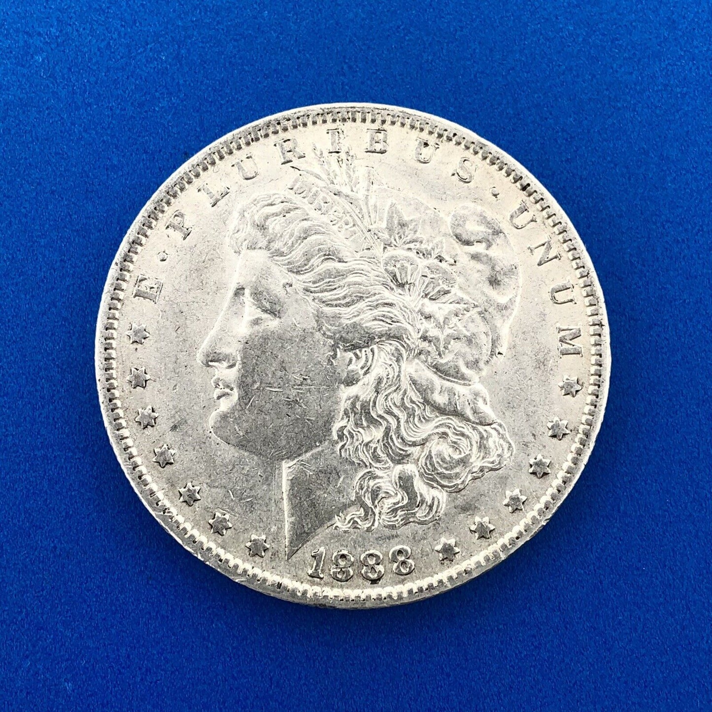1888 O Morgan Silver Dollar $1 Better Rare Key New Orleans Mint Coin AU Details