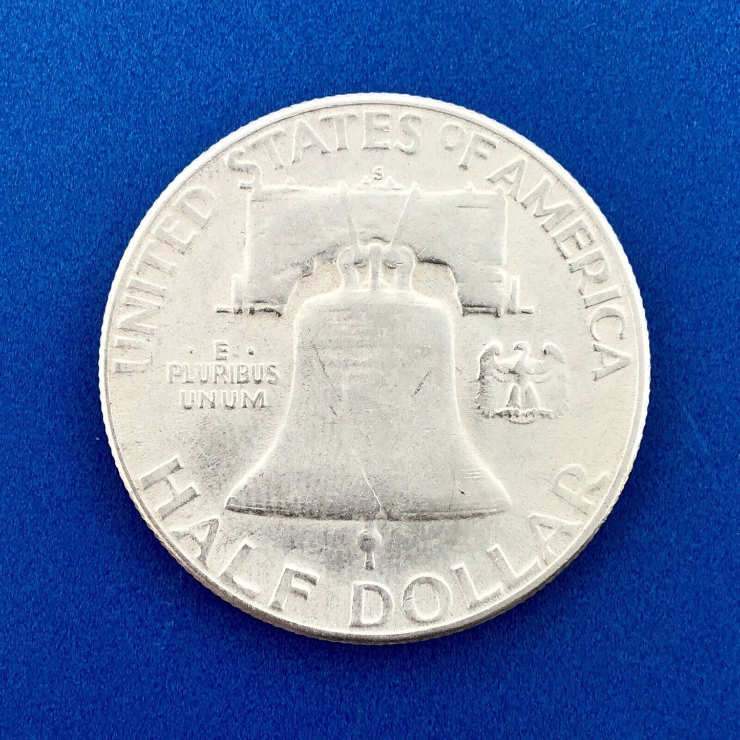1953 S Franklin Silver Half Dollar Better Key Rare San Francisco Mint AU Coin