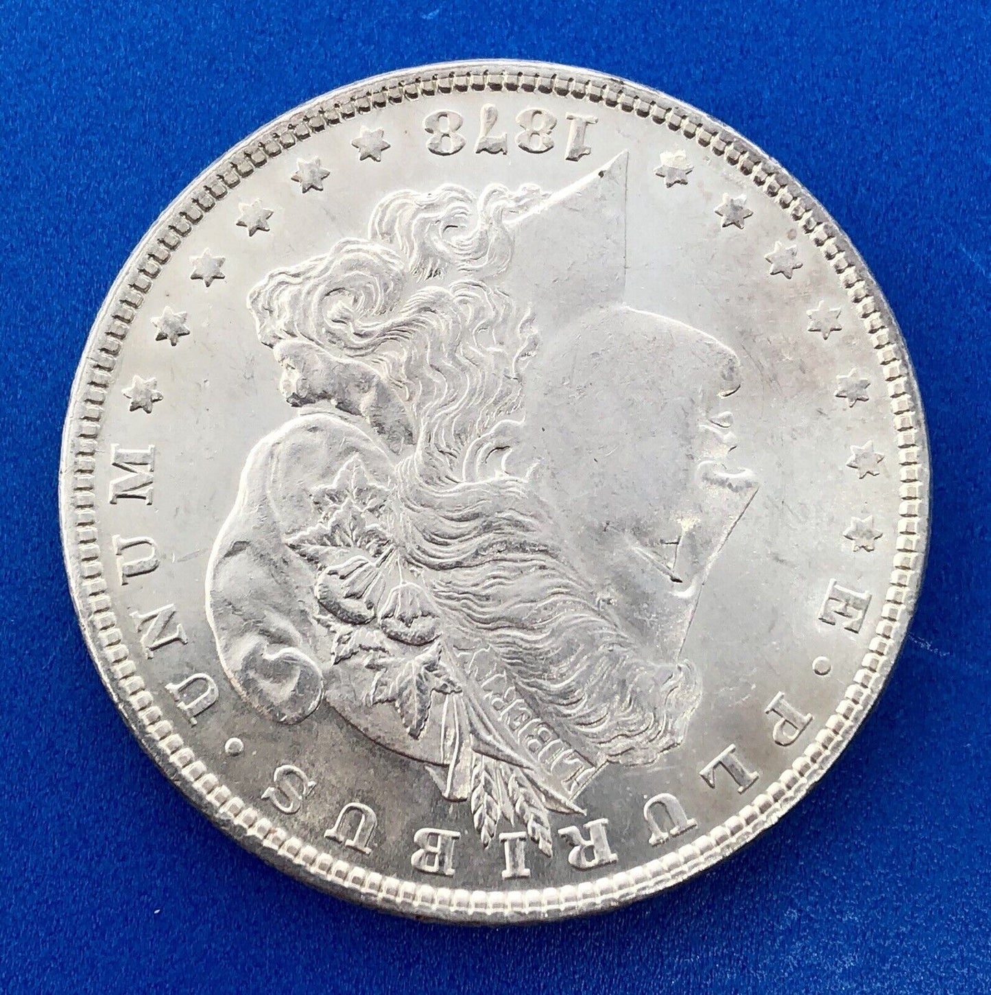 1878 7TF Reverse 1878 Morgan Silver Dollar Better Philadelphia First Year Coin