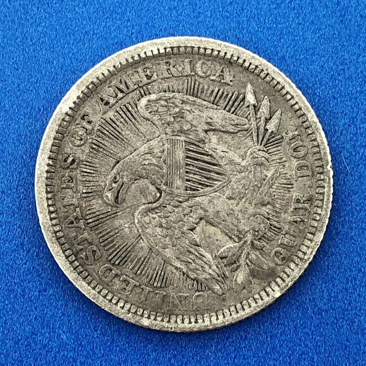 1853 P Seated Liberty Silver Quarter Dollar 25c Type 2 Better One Year Type Coin