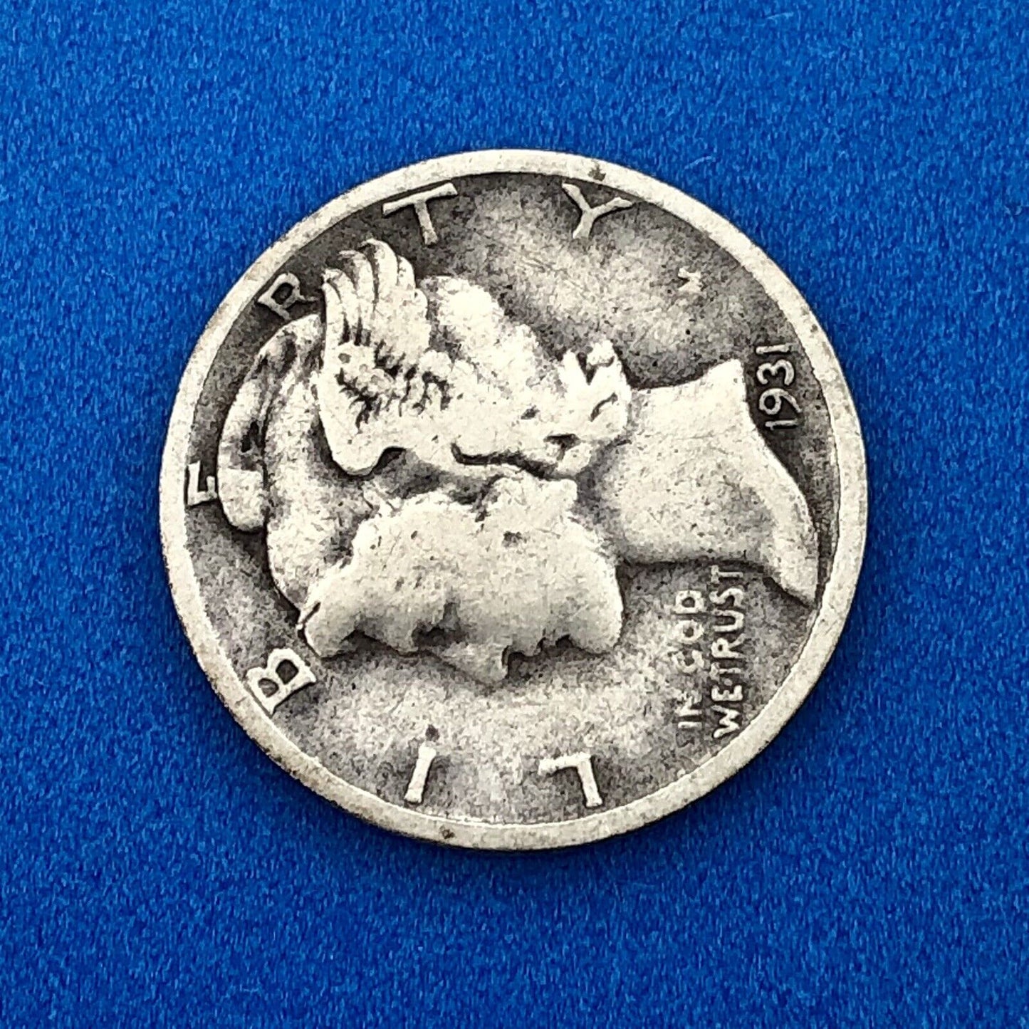 1931 S United States 90% Silver Mercury Dime Key Date Scarce San Francisco Coin