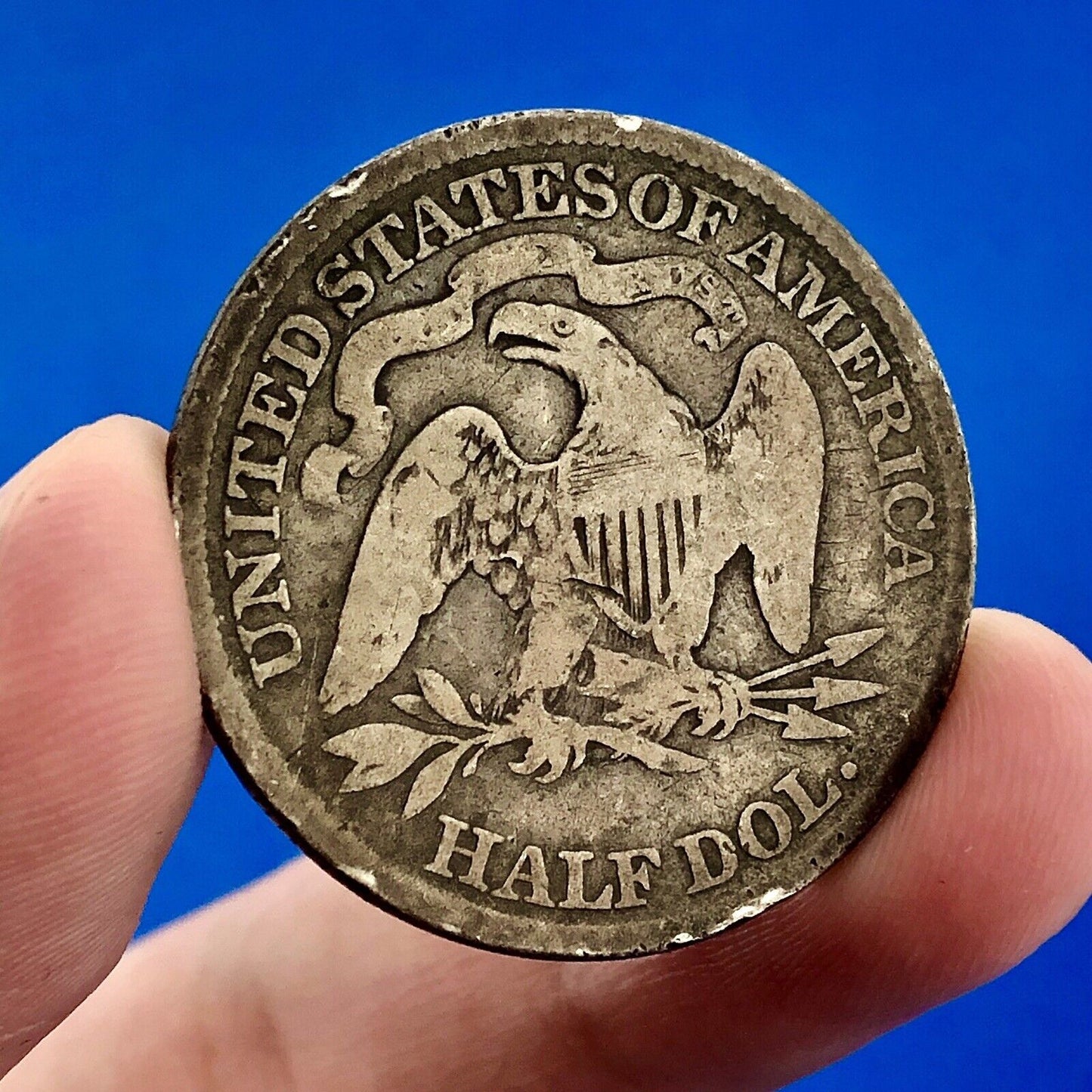 1877 P Seated Silver Half Dollar $.50 Better Key Philadelphia Mint 50c Coin