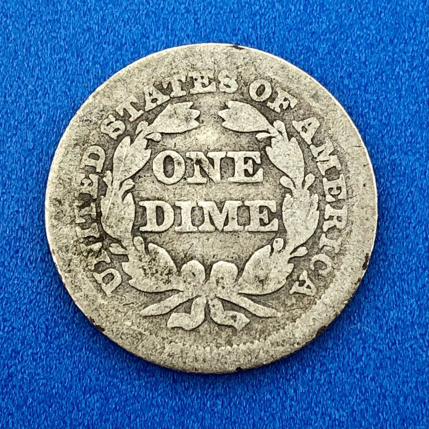 1854 P Seated Liberty Silver Dime 10c Better Key Philadelphia Mint Coin