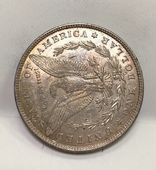 1881 O Silver Morgan Dollar U.S Coinage Key Better Date New Orleans Mint Toned