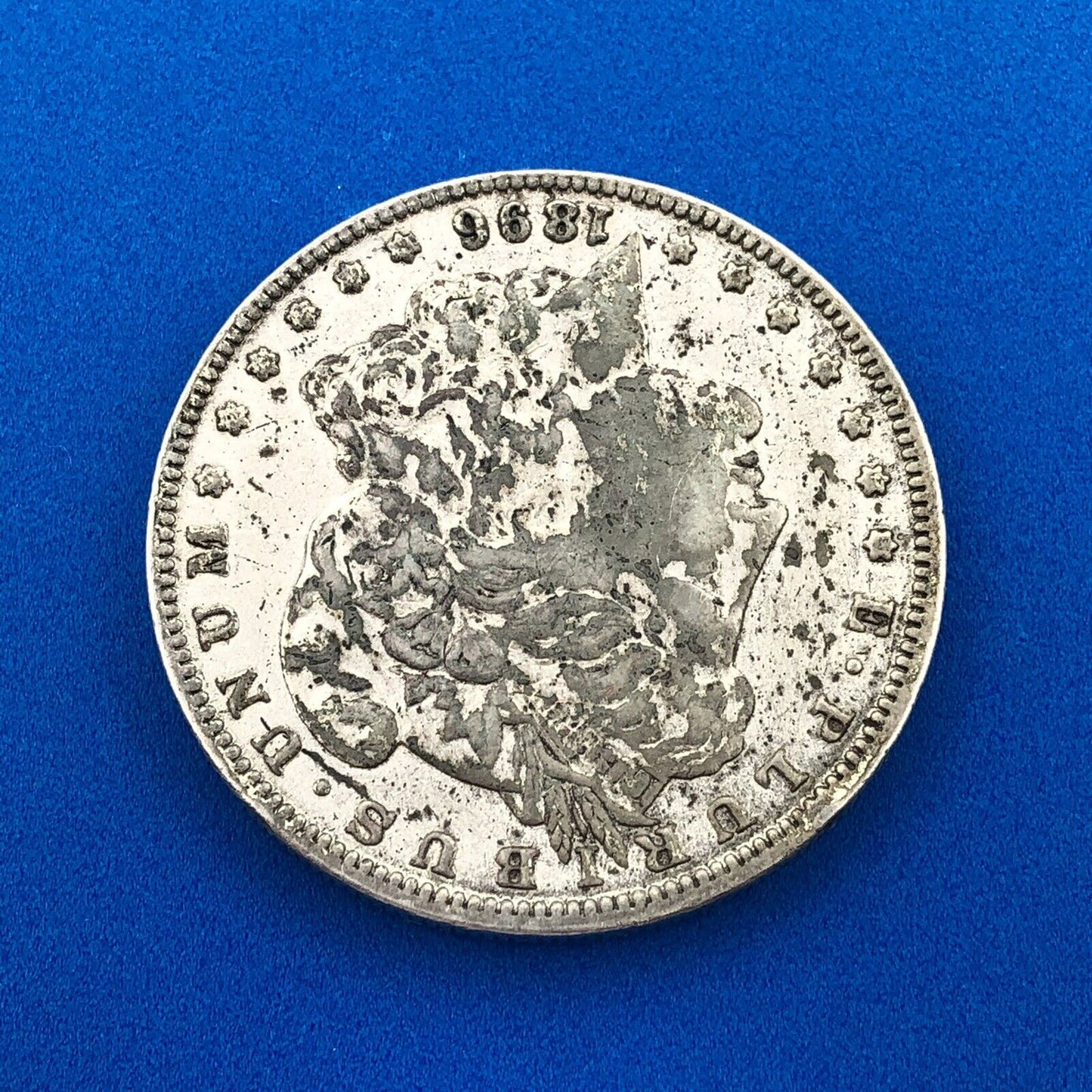 1896 O Morgan Silver Dollar $1 Better Key Rare New Orleans Mint Coin AU Details