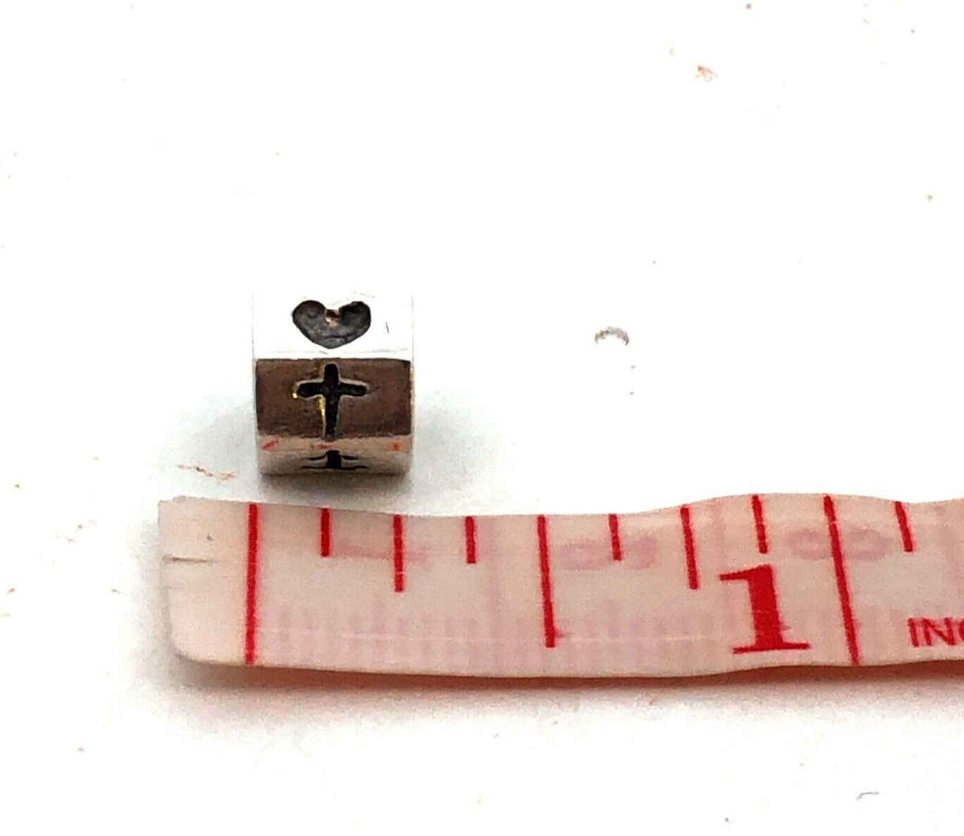 PANDORA 925 Sterling 790119 Silver Faith Love Hope Cross Heart Anchor Bead Charm