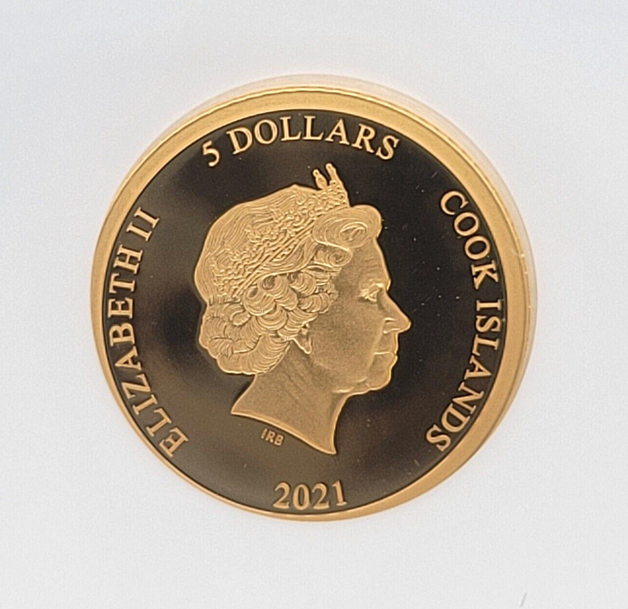 2021 $5 Cook Islands NGC PF70 Proof Cameo 1/2g .999 Gold Pennsylvania Grouse