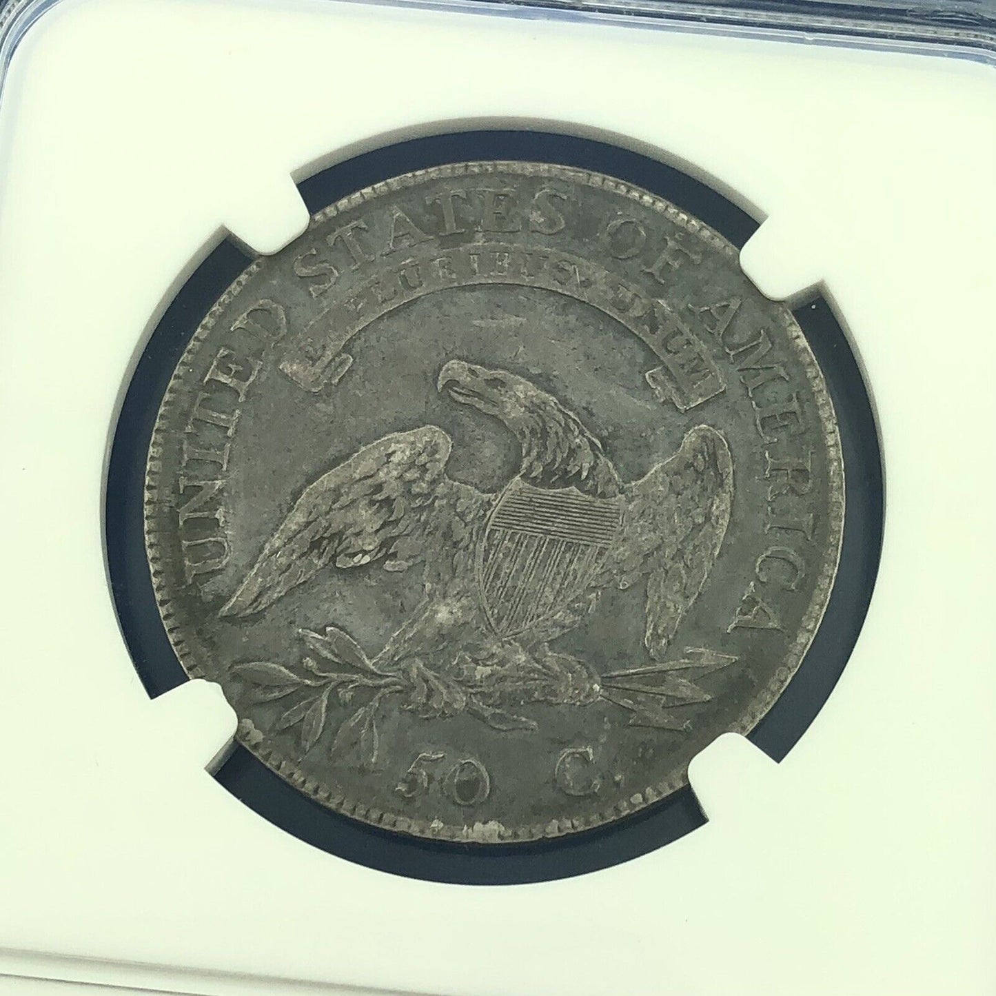 1808/7 Capped Bust Silver Half Dollar 50c Lettered Edge NGC VF30 O-101 Coin