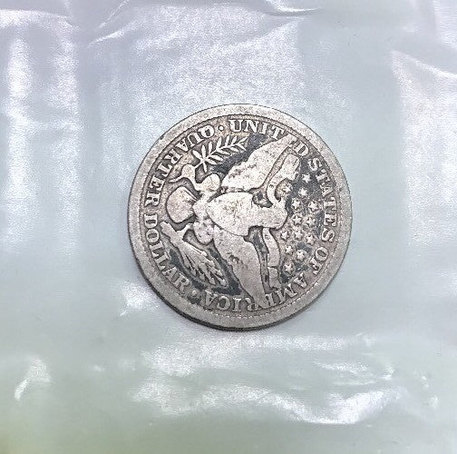 1899 P Barber Silver Quarter 25c $.25 Better Key Philadelphia Rare Scarce