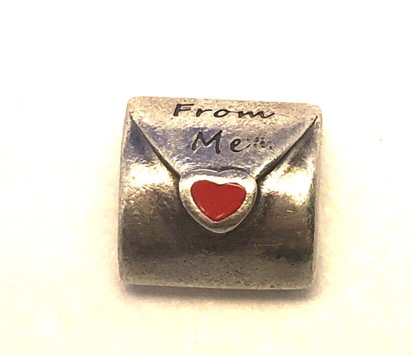 PANDORA ALE 925 Sterling Silver From Me To My Love Letter Envelope 790894 Charm