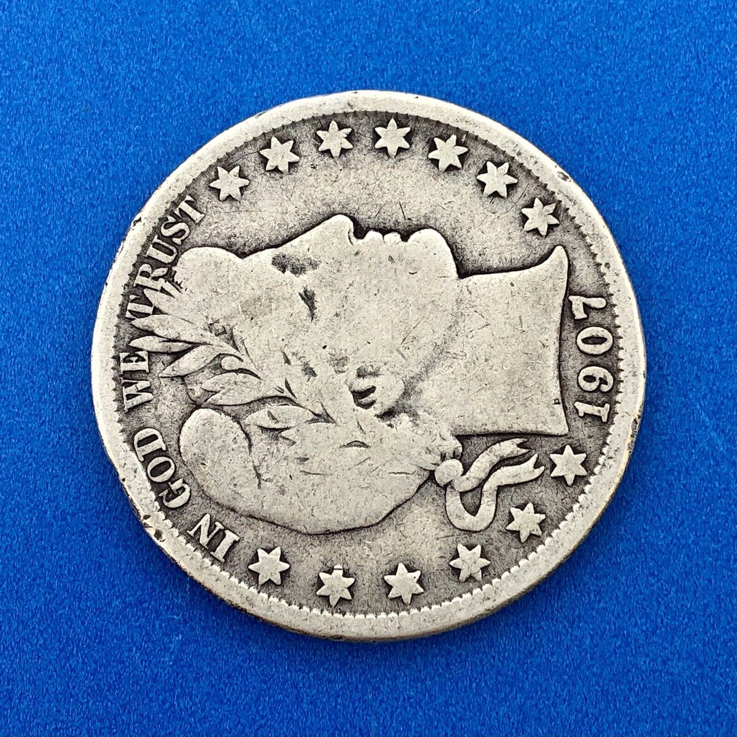 1907 O Silver Barber Half Dollar Better Key Date Rare Scarce New Orleans Coin