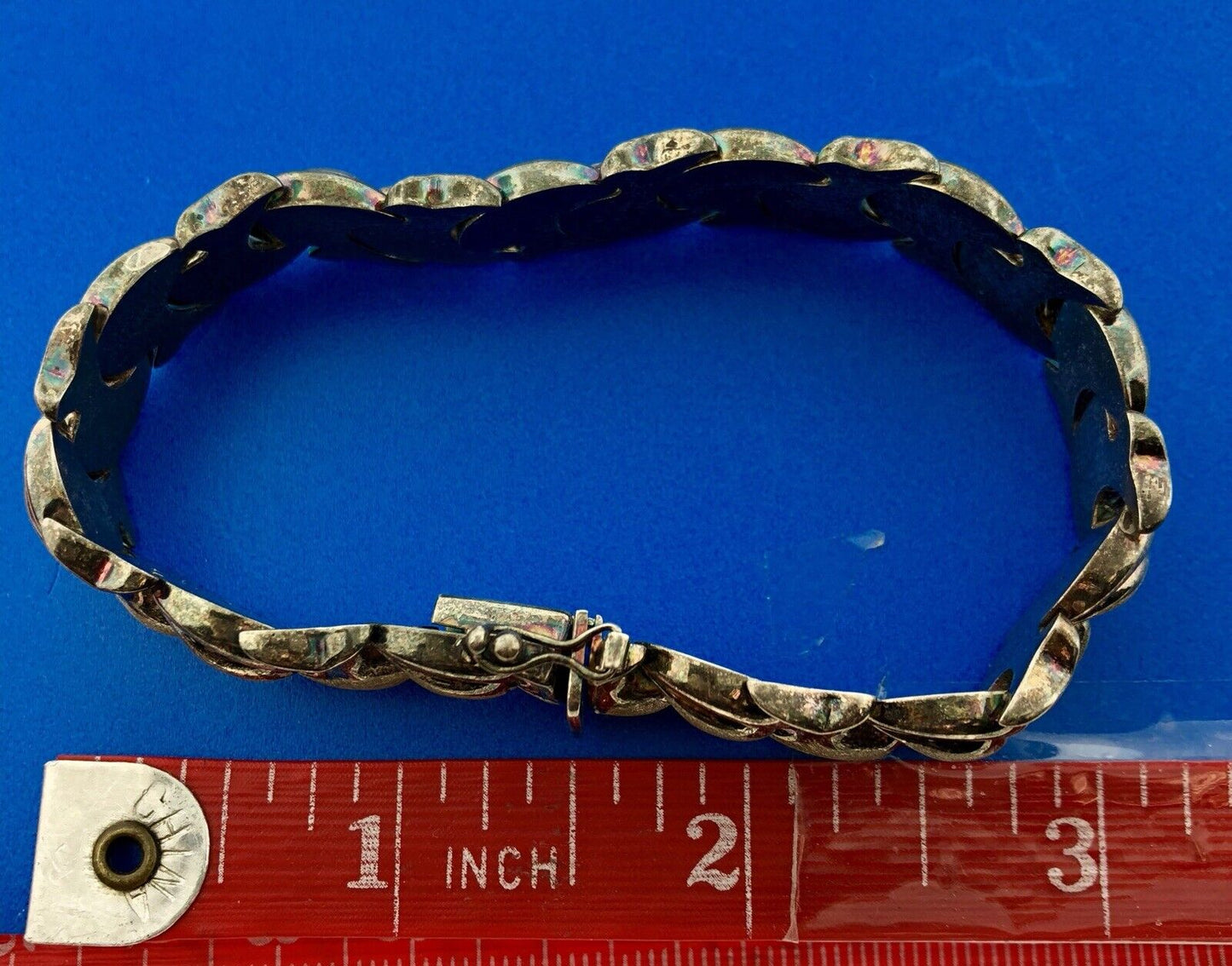 Atasay Kuyumculuk AK Turkey Sterling Silver 925 Florentine Polished Bracelet